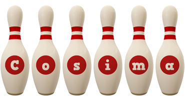 Cosima bowling-pin logo