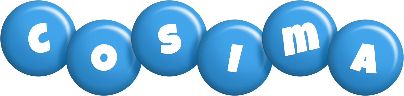 Cosima candy-blue logo