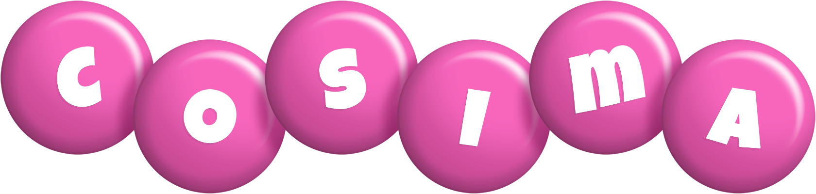 Cosima candy-pink logo