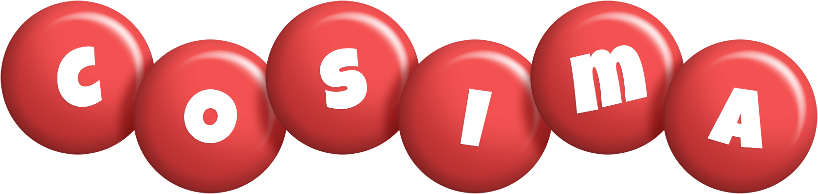 Cosima candy-red logo