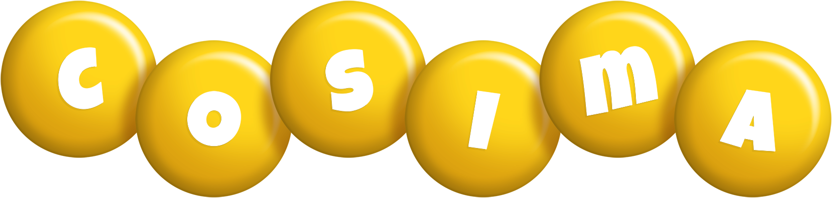 Cosima candy-yellow logo