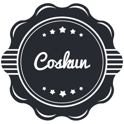 Coskun badge logo