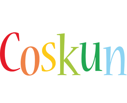 Coskun birthday logo
