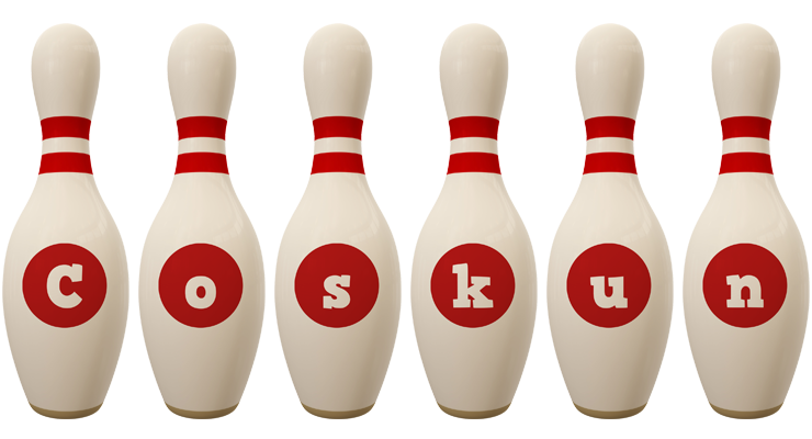 Coskun bowling-pin logo