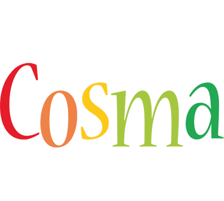 Cosma birthday logo