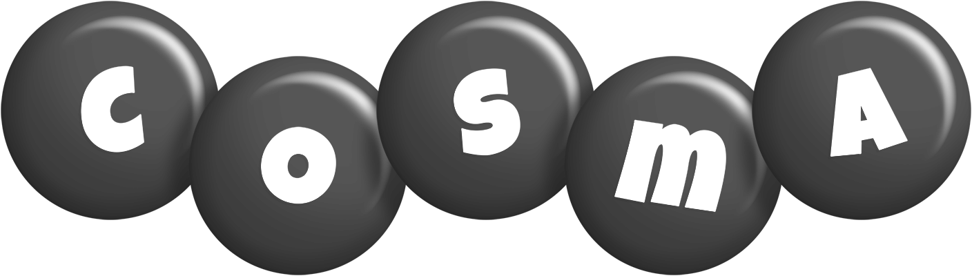 Cosma candy-black logo