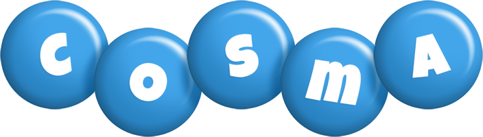 Cosma candy-blue logo