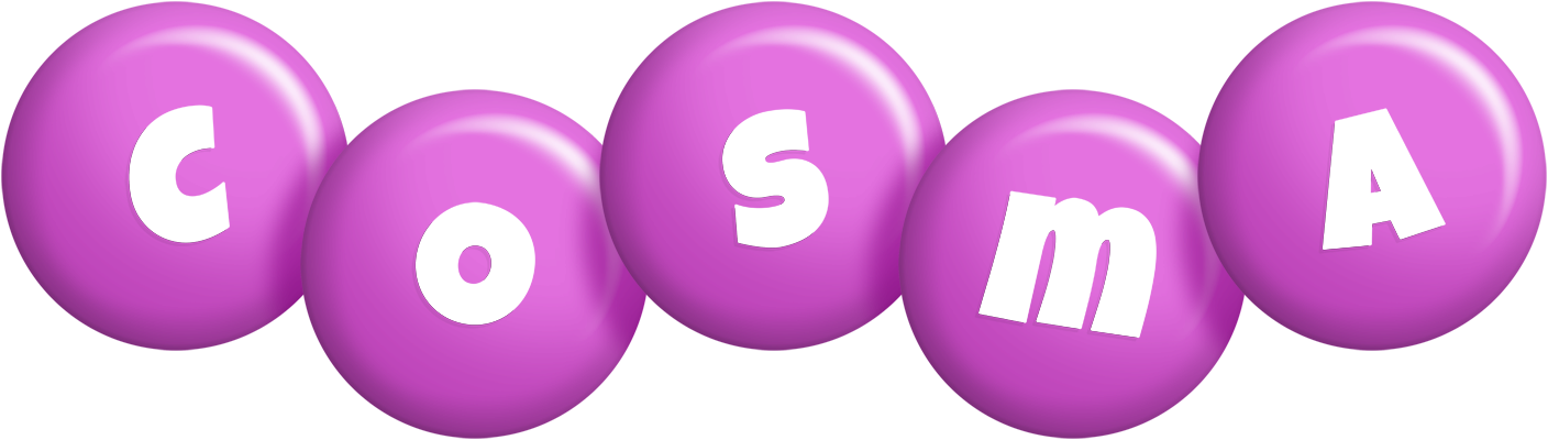 Cosma candy-purple logo