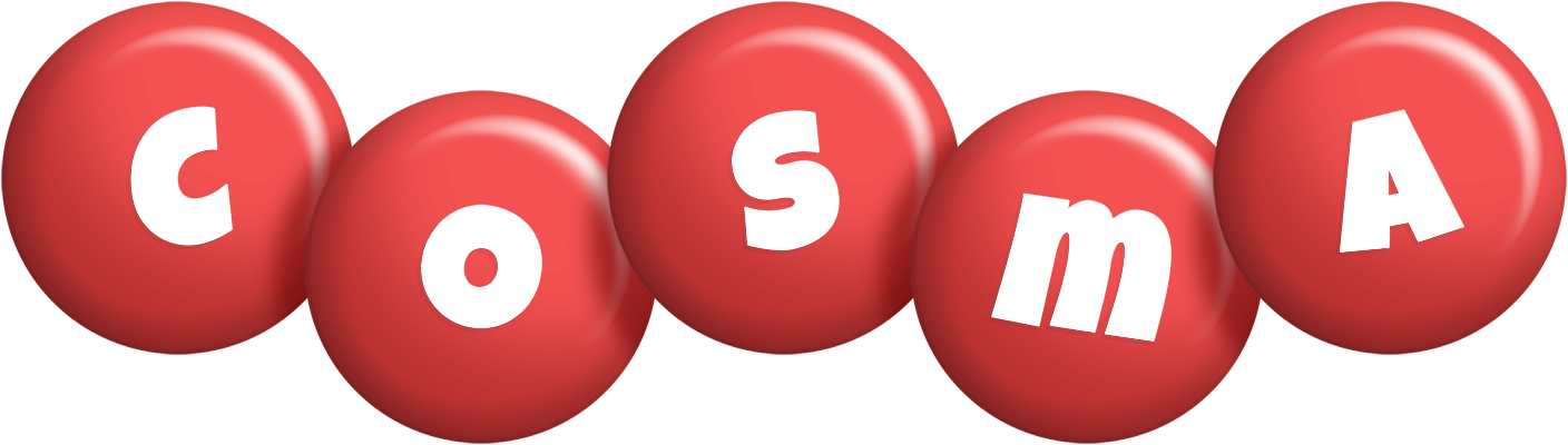 Cosma candy-red logo