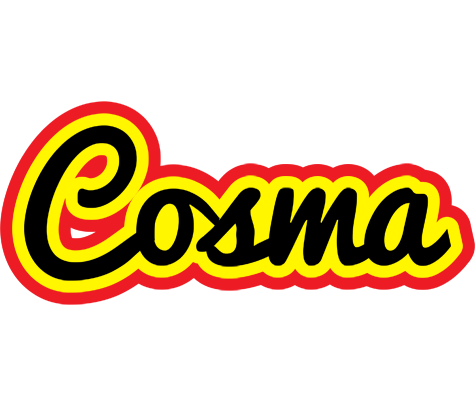 Cosma flaming logo