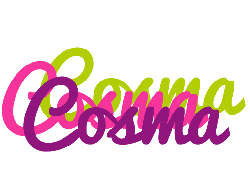 Cosma flowers logo