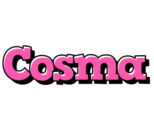 Cosma girlish logo