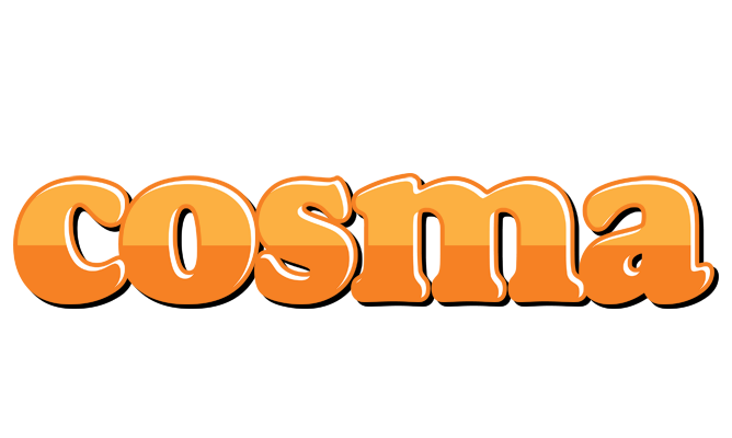 Cosma orange logo