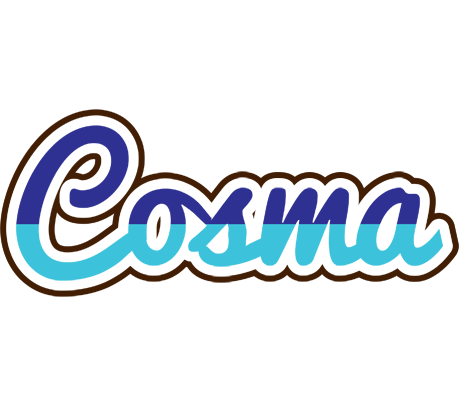Cosma raining logo