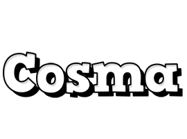 Cosma snowing logo