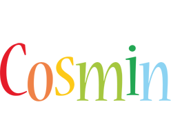 Cosmin birthday logo