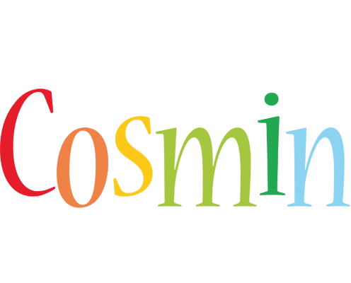 Cosmin birthday logo