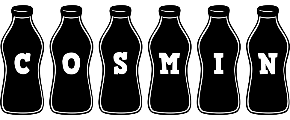 Cosmin bottle logo