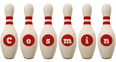 Cosmin bowling-pin logo