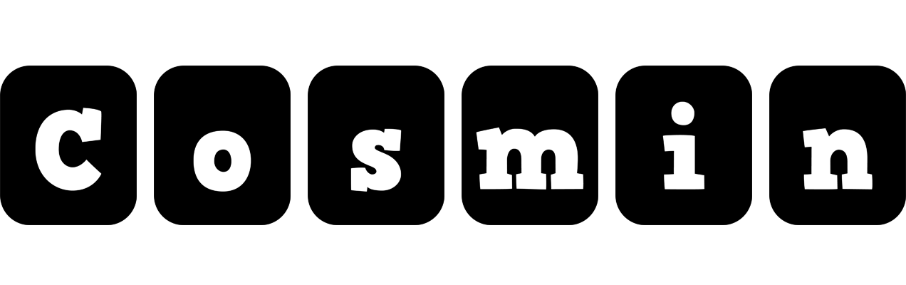 Cosmin box logo