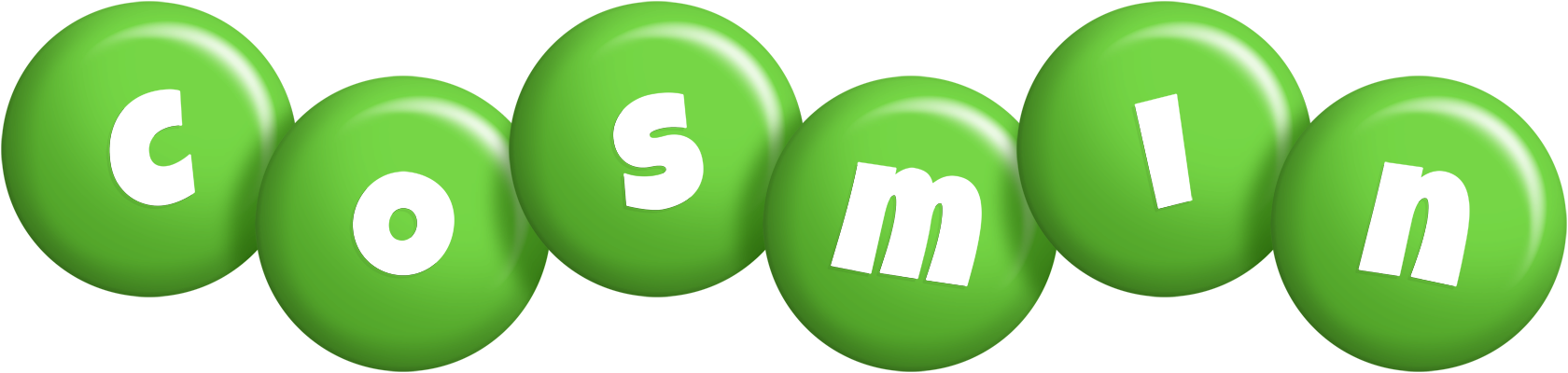 Cosmin candy-green logo
