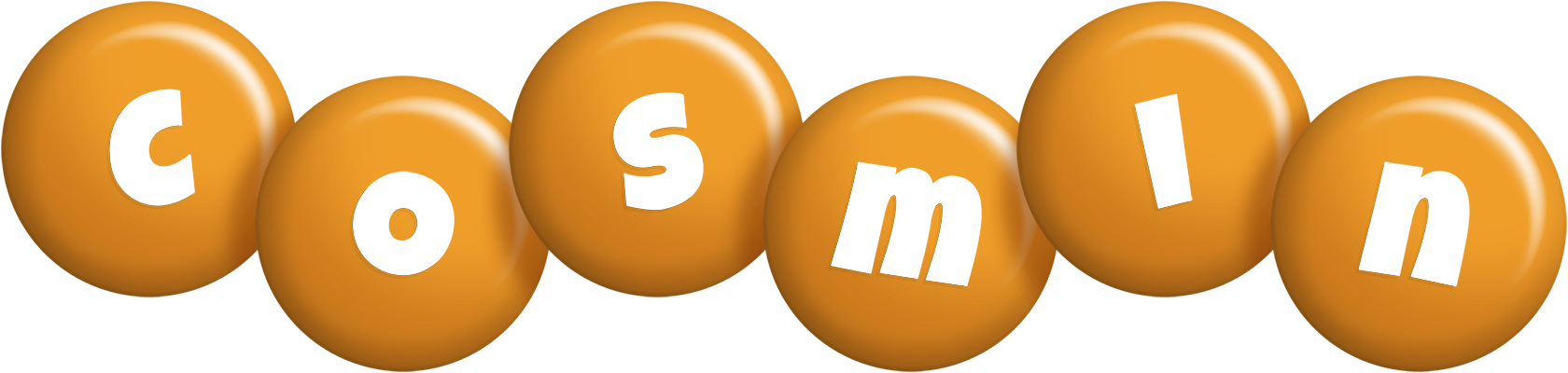 Cosmin candy-orange logo
