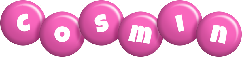 Cosmin candy-pink logo