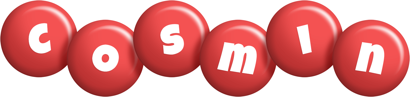Cosmin candy-red logo