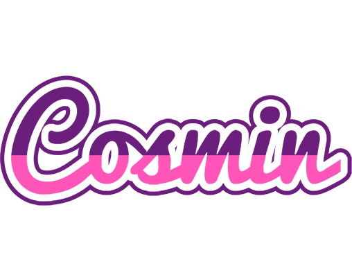 Cosmin cheerful logo