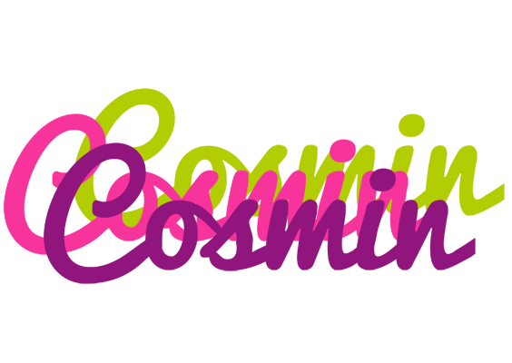 Cosmin flowers logo