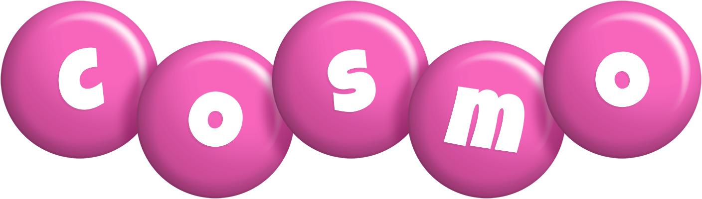 Cosmo candy-pink logo