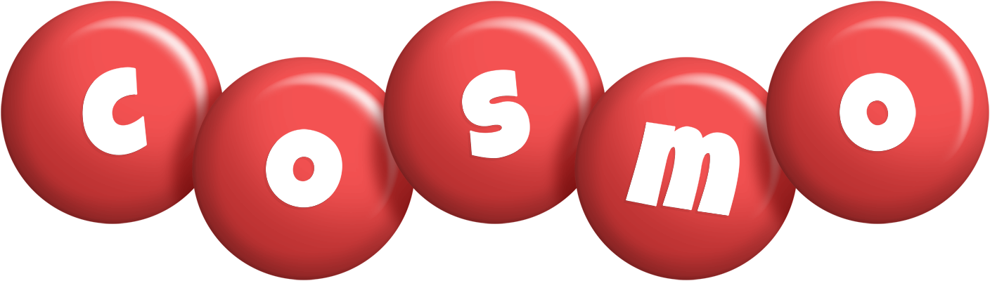 Cosmo candy-red logo