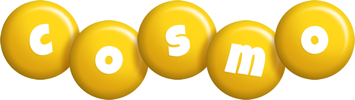 Cosmo candy-yellow logo
