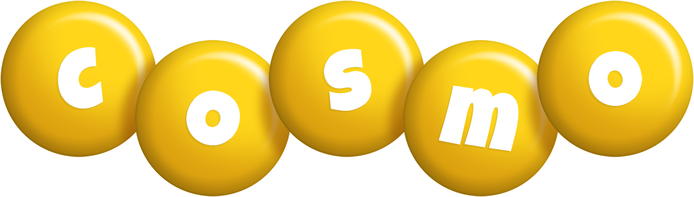 Cosmo candy-yellow logo