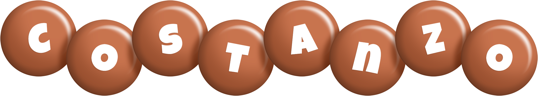 Costanzo candy-brown logo