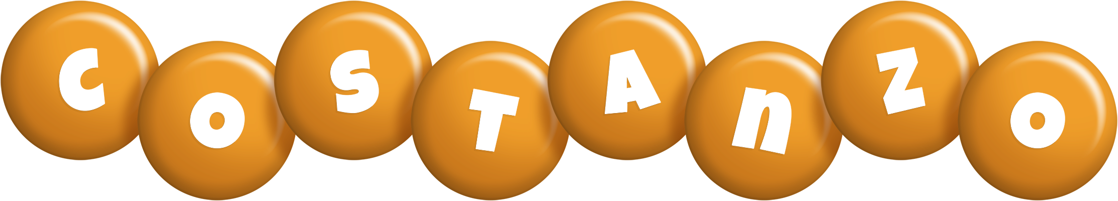 Costanzo candy-orange logo