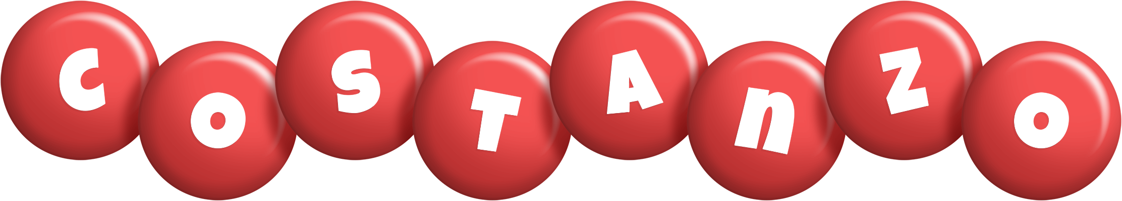 Costanzo candy-red logo