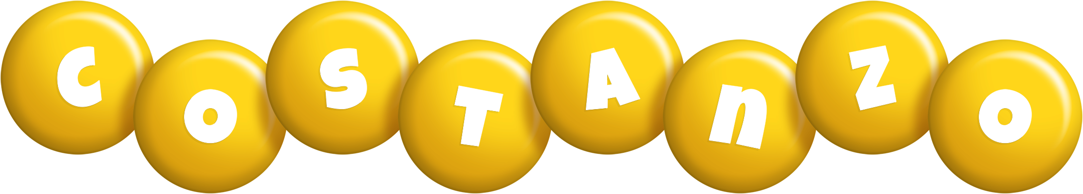 Costanzo candy-yellow logo