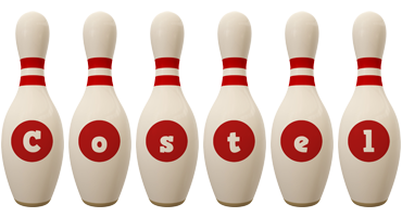 Costel bowling-pin logo