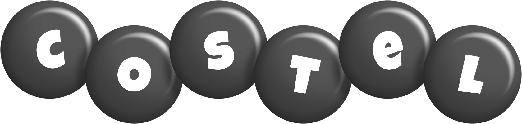 Costel candy-black logo