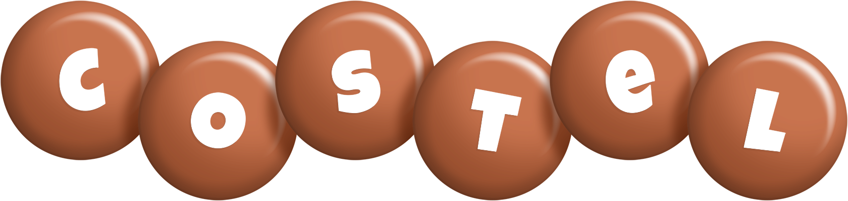 Costel candy-brown logo