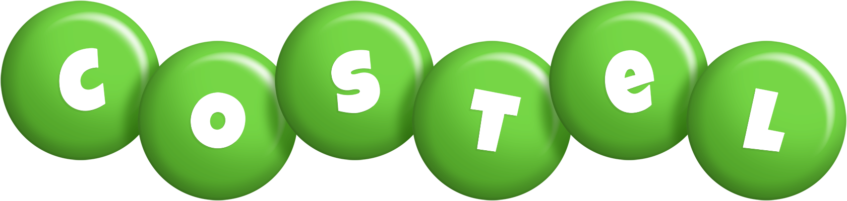 Costel candy-green logo
