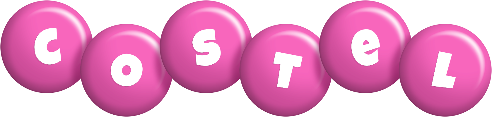 Costel candy-pink logo
