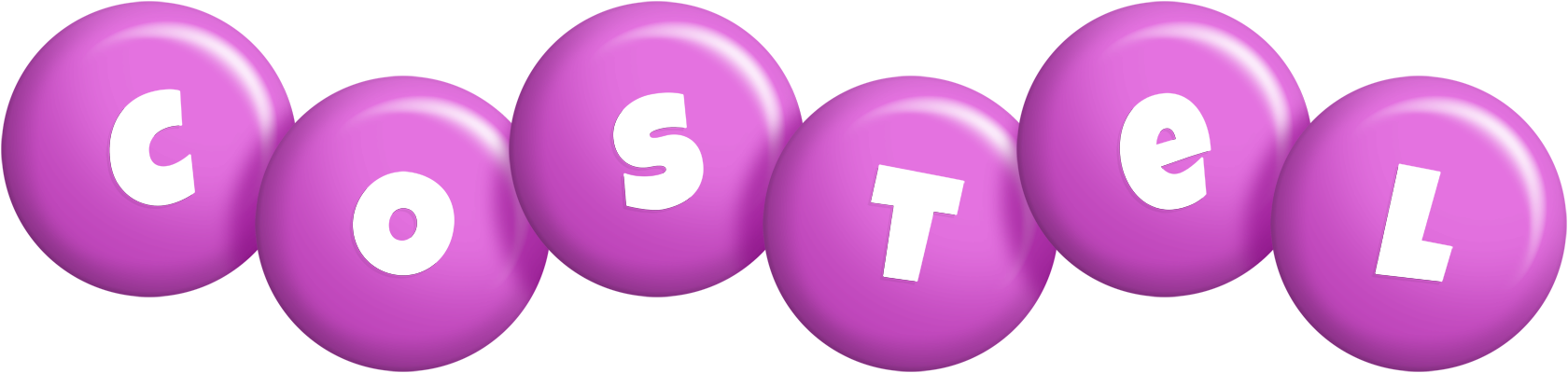 Costel candy-purple logo