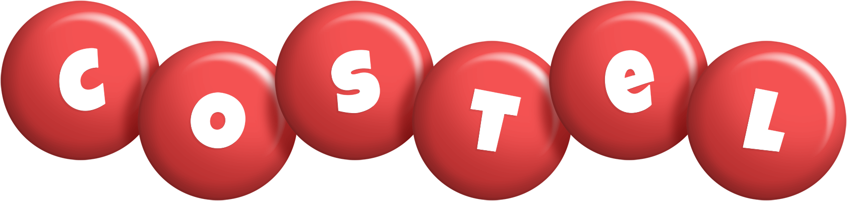 Costel candy-red logo