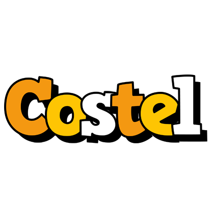 Costel cartoon logo
