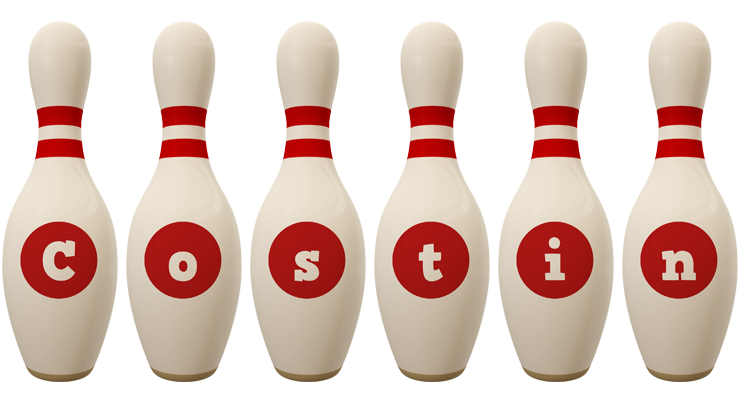 Costin bowling-pin logo