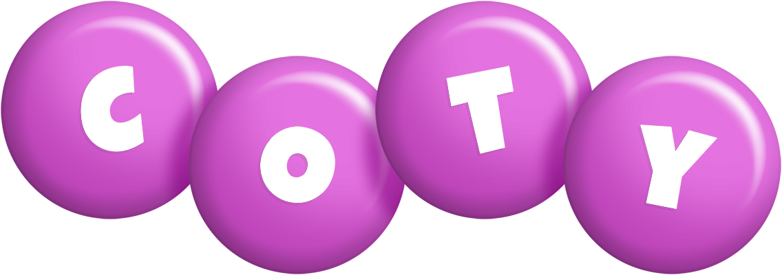 Coty candy-purple logo