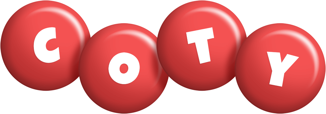 Coty candy-red logo