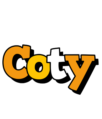 Coty cartoon logo